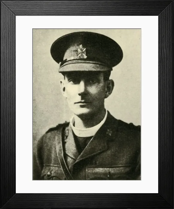 Framed Print : Reverend Edward Noel Mellish VC, c1916, (c1920) Creator: Unknown Framed Print : Reverend Edward Noel Mellish VC, c1916, (c1920) Creator: Unknown