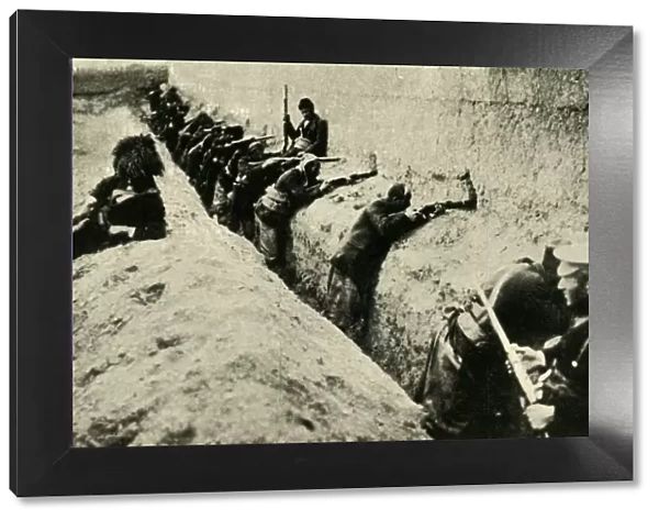 Armenians defending the city of Van, Turkey, First World War, 1915-1916, (c1920). Creator: Unknown
