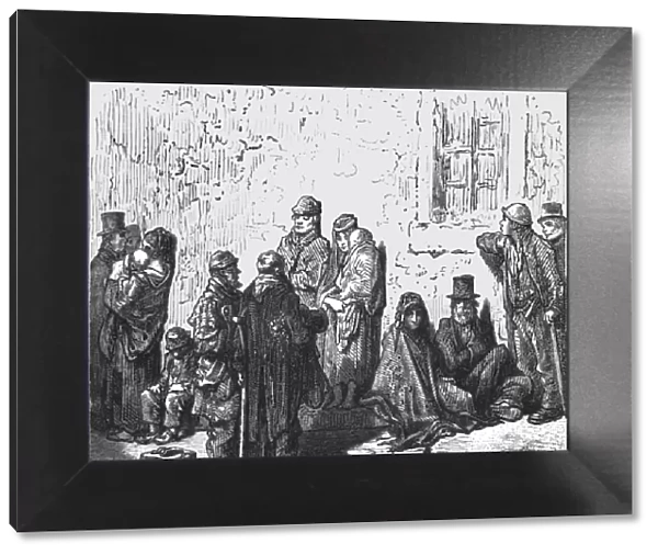 Waifs and Strays, 1872. Creator: Gustave Doré