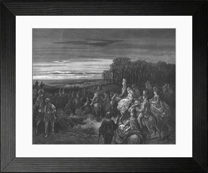 Framed Print : Hampstead Heath, 1872. Creator: Gustave Doré Framed Print : Hampstead Heath, 1872. Creator: Gustave Doré