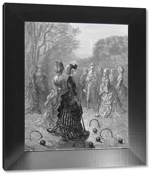 Croquet, 1872. Creator: Gustave Doré