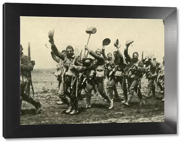 On their Way to Battle, First World War, c1916, (c1920). Creator: Unknown