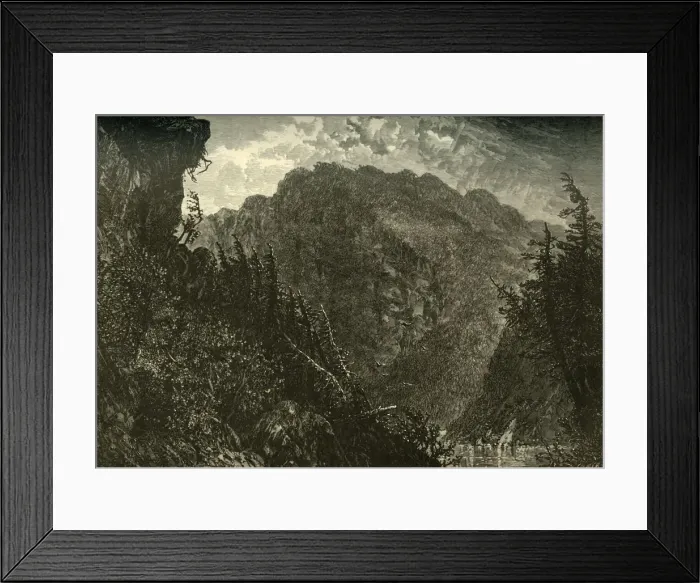 Framed Print : Pillsbury Knob, 1874. Creator: John Filmer Framed Print : Pillsbury Knob, 1874. Creator: John Filmer