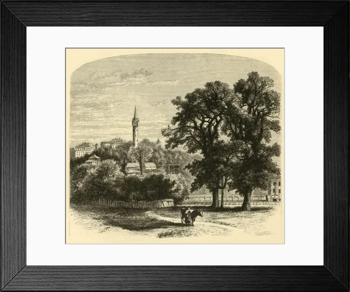 Framed Print : Boston Highlands, 1874. Creator: James H. Richardson Framed Print : Boston Highlands, 1874. Creator: James H. Richardson
