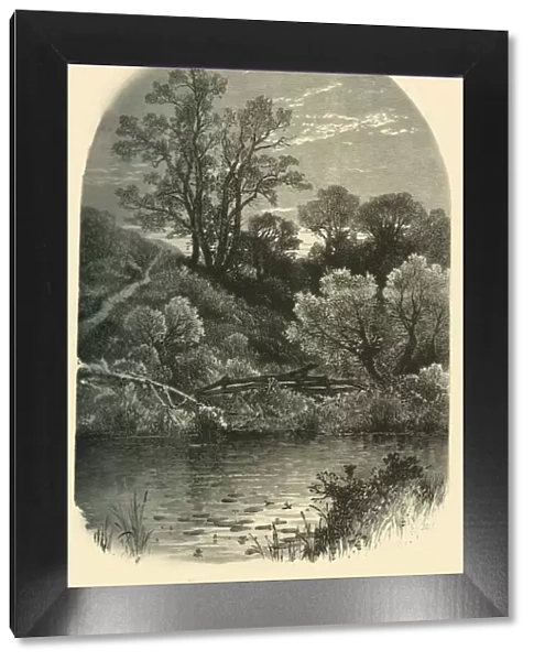 Banks of the Housatonic, at Pittsfield, 1874. Creator: Frederick William Quartley