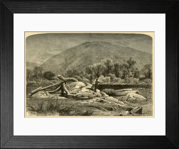 Framed Print : Mount Chesterfield, 1874. Creator: W. H. Morse Framed Print : Mount Chesterfield, 1874. Creator: W. H. Morse