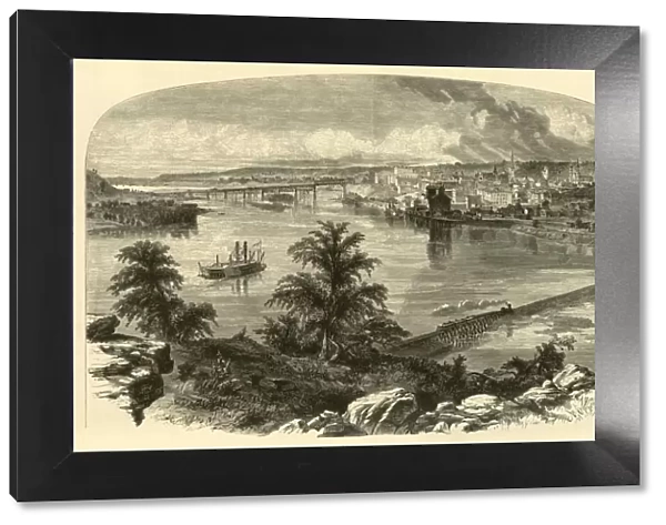 St. Paul, from Daytons Bluff, 1874. Creator: Nathaniel Orr