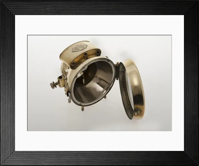 Framed Print : Acetylene gas headlamp from 1904 Daimler. Creator: Unknown Framed Print : Acetylene gas headlamp from 1904 Daimler. Creator: Unknown