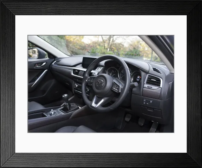 Framed Print : 2017 Mazda 6 2. 2 saloon Sport Nav. Diesel. Creator: Unknown Framed Print : 2017 Mazda 6 2. 2 saloon Sport Nav. Diesel. Creator: Unknown