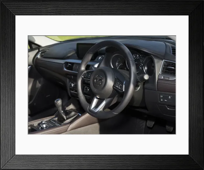 Framed Print : 2017 Mazda 6 2. 2 saloon Sport Nav. Diesel. Creator: Unknown Framed Print : 2017 Mazda 6 2. 2 saloon Sport Nav. Diesel. Creator: Unknown