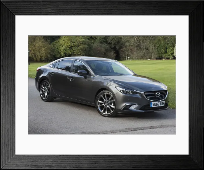 Framed Print : 2017 Mazda 6 2. 2 saloon Sport Nav. Diesel. Creator: Unknown Framed Print : 2017 Mazda 6 2. 2 saloon Sport Nav. Diesel. Creator: Unknown