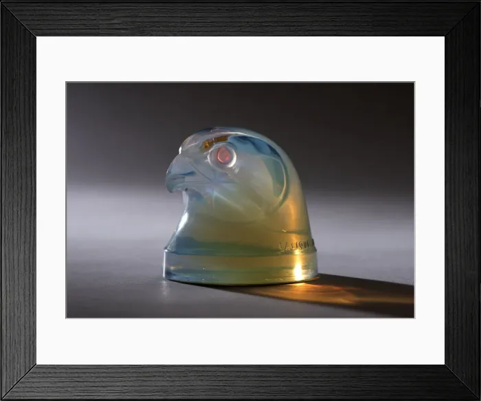 Framed Print : Tete - d Epervier Lalique mascot. Creator: Unknown Framed Print : Tete - d Epervier Lalique mascot. Creator: Unknown