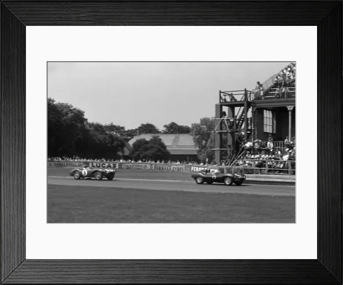 Framed Print : Aston Martin DB3S, Reg Parnell, Aintree 1955. Creator: Unknown Framed Print : Aston Martin DB3S, Reg Parnell, Aintree 1955. Creator: Unknown