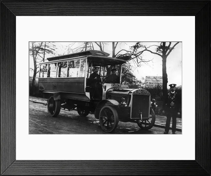 Framed Print : 1913 Tilling - Stevens TTA2 petrol electric omnibus. Creator: Unknown Framed Print : 1913 Tilling - Stevens TTA2 petrol electric omnibus. Creator: Unknown