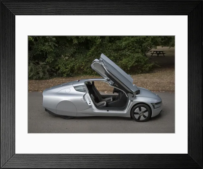 Framed Print : 2014 Volkswagen XL1 Hybrid. Creator: Unknown Framed Print : 2014 Volkswagen XL1 Hybrid. Creator: Unknown