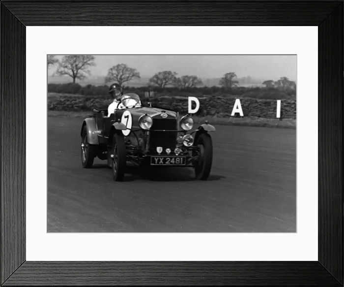 Framed Print : 1927 O. M. Daily Express Trophy Race, Silverstone 1954. Creator: Unknown Framed Print : 1927 O. M. Daily Express Trophy Race, Silverstone 1954. Creator: Unknown