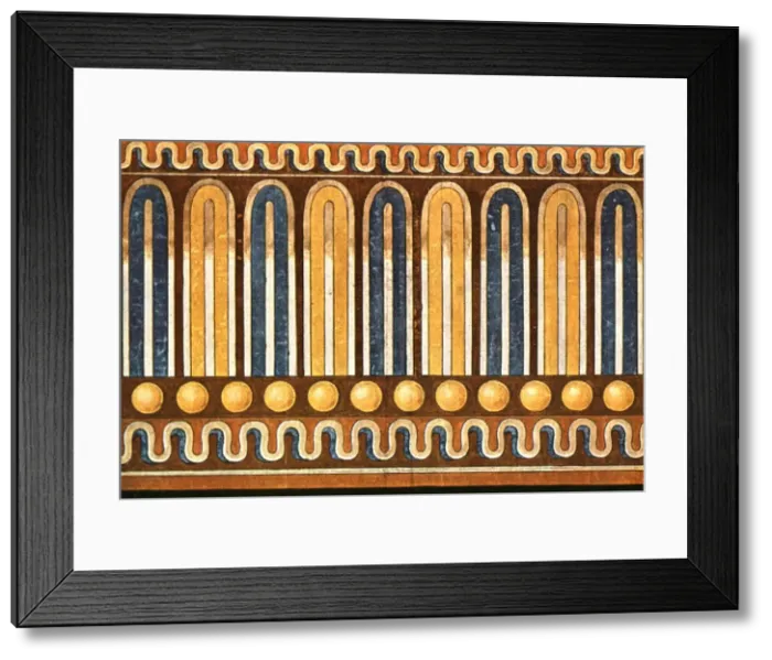 Framed Print : Frieze from the Francois Tomb (Tomba Francois) at Vulci, Italy, (1928). Creator Framed Print : Frieze from the Francois Tomb (Tomba Francois) at Vulci, Italy, (1928). Creator