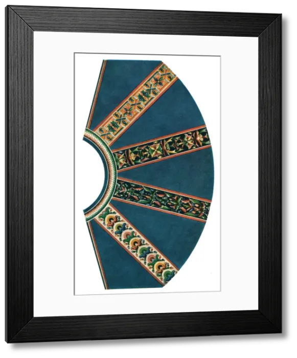 Framed Print : Painting on cupola, Chora Church, Constantinople [Istanbul, Turkey], (1928). Creator: Unknown