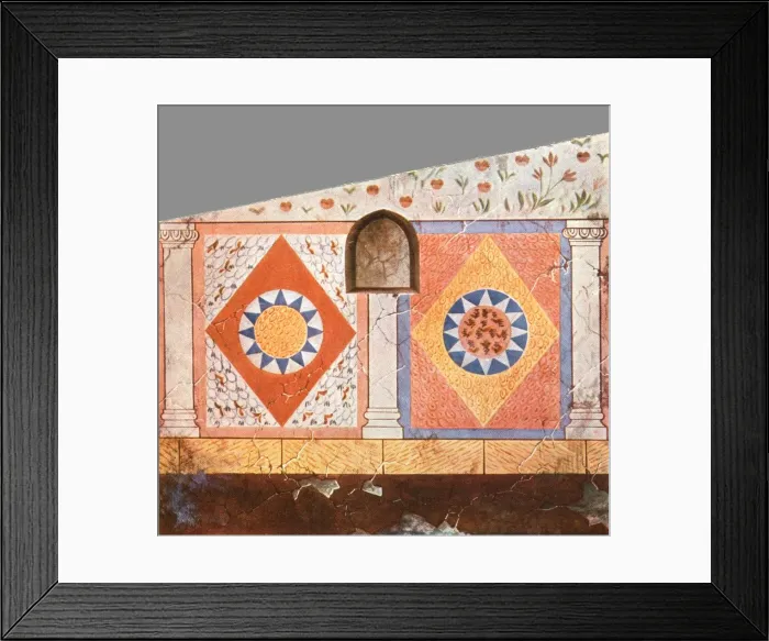 Framed Print : Painted decoration in the Stasovsky Crypt, Cimmerian Bosporus, Kerch, (1928). Creator: Unknown Framed Print : Painted decoration in the Stasovsky Crypt, Cimmerian Bosporus, Kerch, (1928). Creator: Unknown
