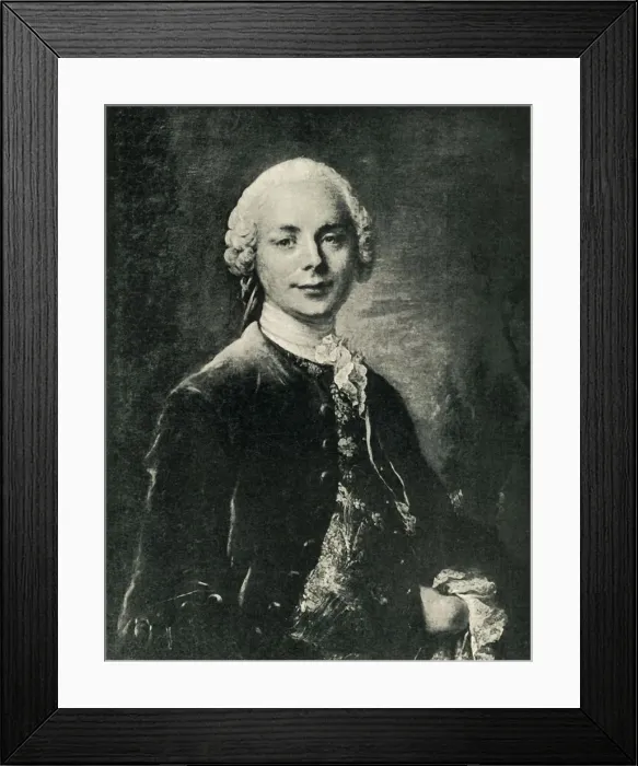 Framed Print : Jean-Baptiste-Louis Gresset, c1730s, (1903). Creator: Unknown Framed Print : Jean-Baptiste-Louis Gresset, c1730s, (1903). Creator: Unknown