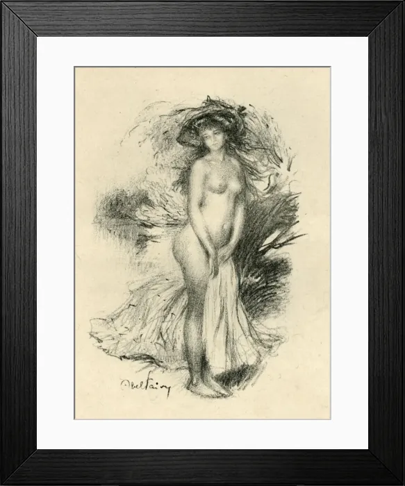Framed Print : Bather, 1903. Creator: Unknown Framed Print : Bather, 1903. Creator: Unknown