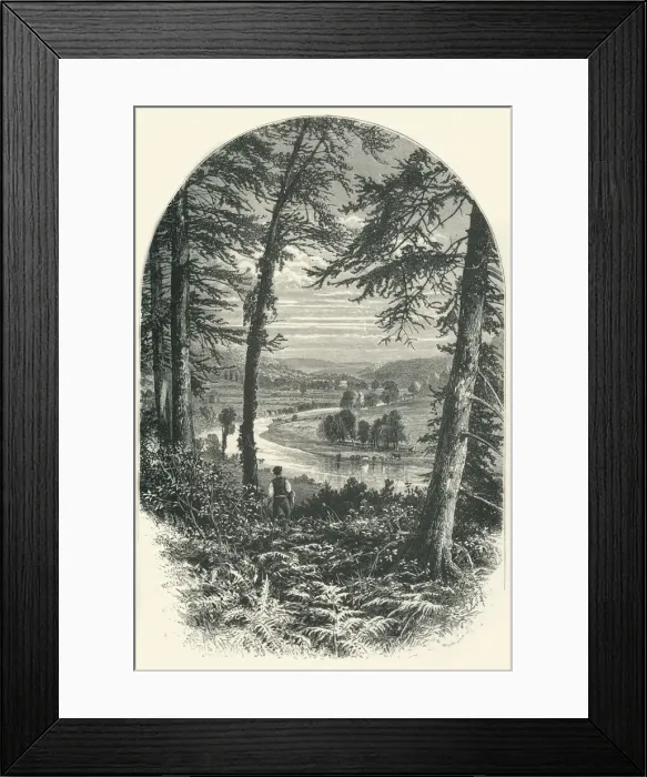 Framed Print : The Vale of Avoca, c1870