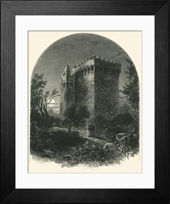 Framed Print : Blarney Castle, c1870