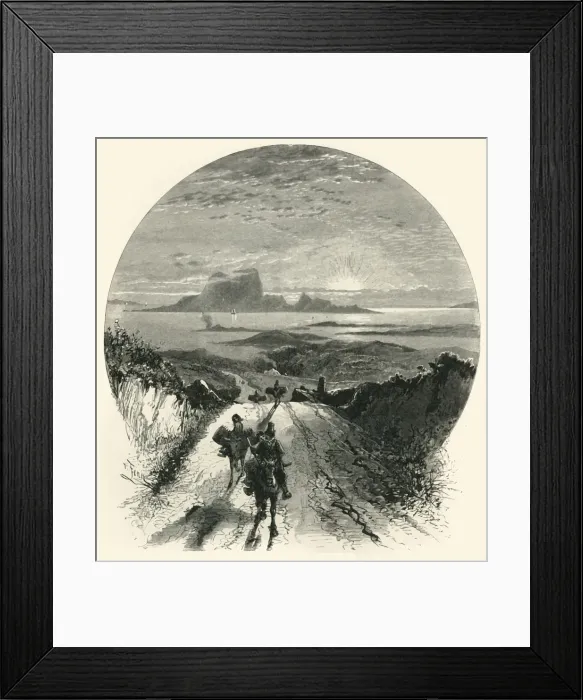 Framed Print : Clare Island, Clew Bay, c1870