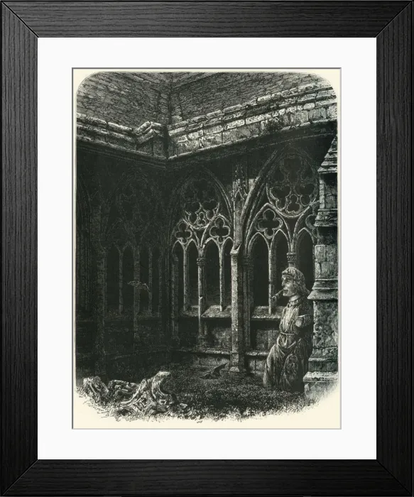 Framed Print : The Cloisters, Lincoln, c1870 Framed Print : The Cloisters, Lincoln, c1870