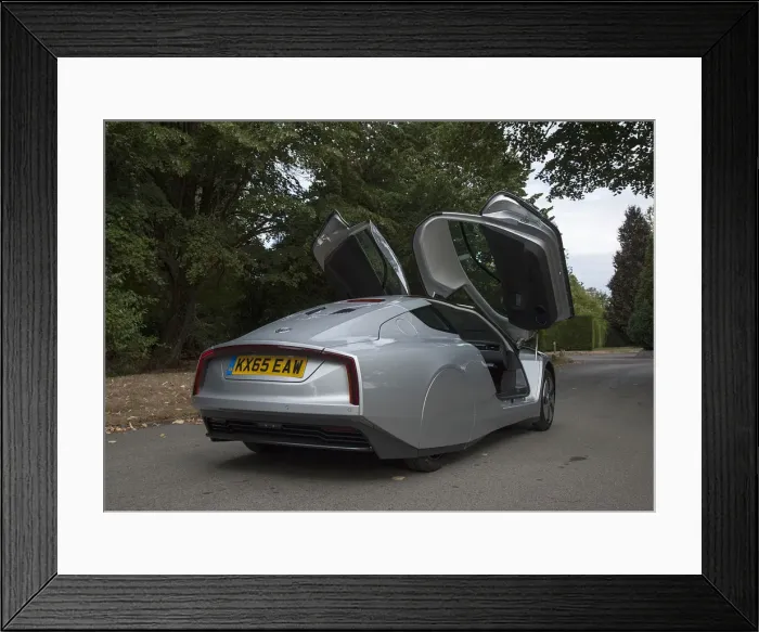 Framed Print : 2014 Volkswagen XL1 Hybrid. Creator: Unknown Framed Print : 2014 Volkswagen XL1 Hybrid. Creator: Unknown