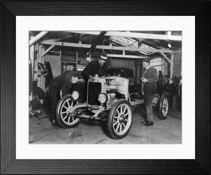 Framed Print : 1923 Taylor being manufactured in factory. Creator: Unknown Framed Print : 1923 Taylor being manufactured in factory. Creator: Unknown