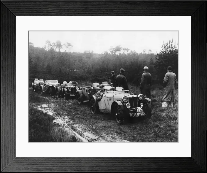 Framed Print : 1935 MG PA type on trial. Creator: Unknown Framed Print : 1935 MG PA type on trial. Creator: Unknown