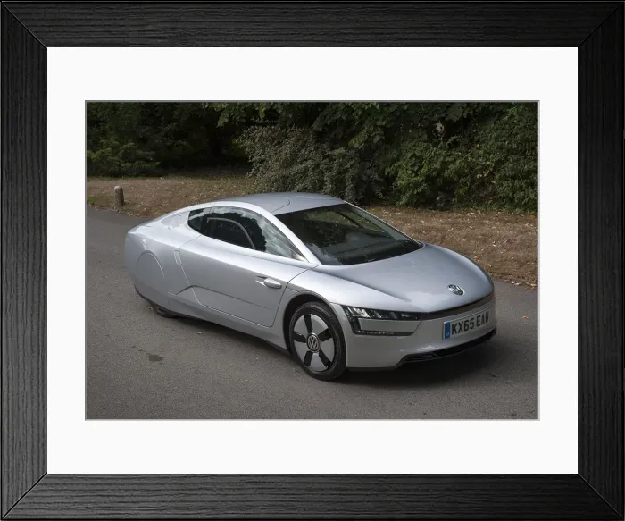 Framed Print : 2014 Volkswagen XL1 Hybrid. Creator: Unknown Framed Print : 2014 Volkswagen XL1 Hybrid. Creator: Unknown