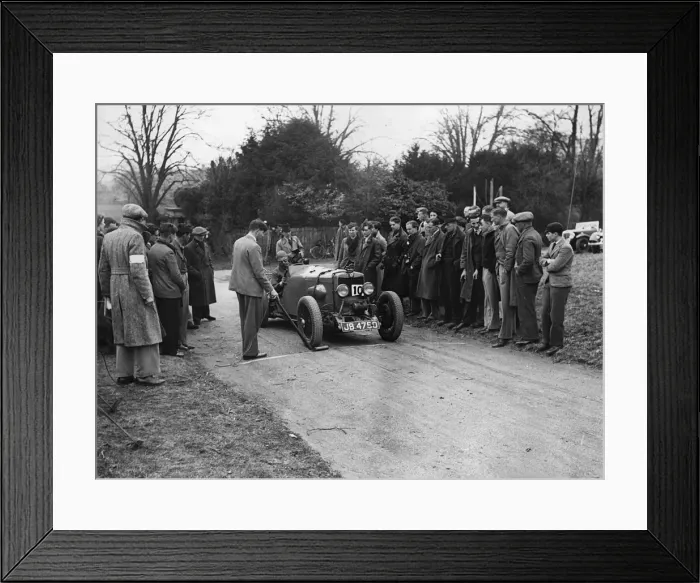 Framed Print : 1934 MG NE Magnette Type TT, Monkhouse. Creator: Unknown