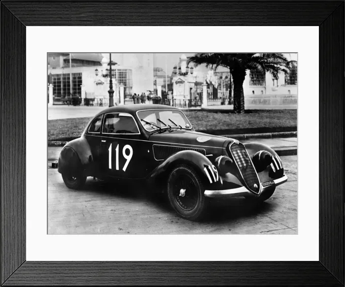 Framed Print : 1937 Alfa Romeo 6C 2300 Mille Miglia. Creator: Unknown Framed Print : 1937 Alfa Romeo 6C 2300 Mille Miglia. Creator: Unknown
