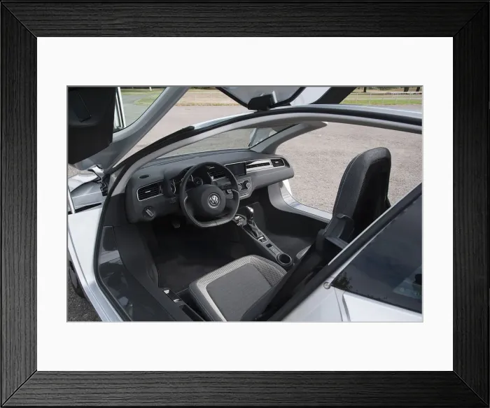 Framed Print : 2014 Volkswagen XL1 Hybrid. Creator: Unknown Framed Print : 2014 Volkswagen XL1 Hybrid. Creator: Unknown