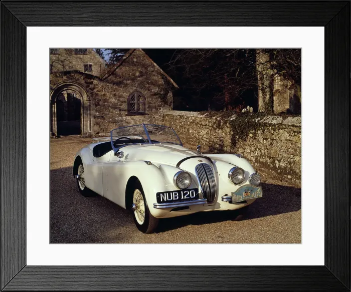 Framed Print : 1950 Jaguar XK120. Creator: Unknown Framed Print : 1950 Jaguar XK120. Creator: Unknown