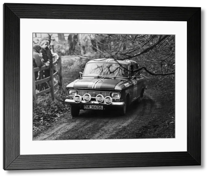 Framed Print : Moskvitch 412, Knudtzen, 1972 R. A. C. Rally. Creator: Unknown Framed Print : Moskvitch 412, Knudtzen, 1972 R. A. C. Rally. Creator: Unknown