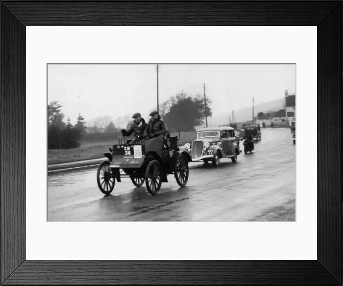 Framed Print : 1902 Albion, driven by Harrington on 1934 London to Brighton Run. Creator: Unknown