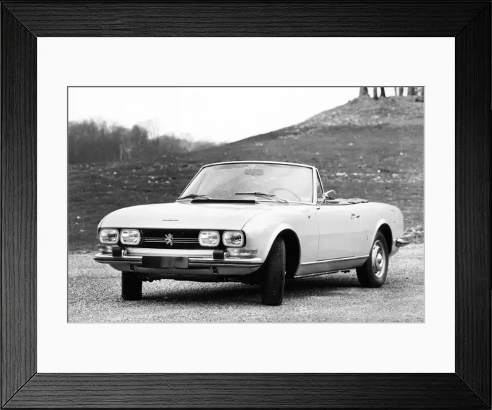 Framed Print : 1969 Peugeot 504 cabriolet. Creator: Unknown Framed Print : 1969 Peugeot 504 cabriolet. Creator: Unknown