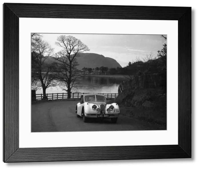 Framed Print : Jaguar XK120, Stirling Moss, 1952 Daily Express Rally. Creator: Unknown Framed Print : Jaguar XK120, Stirling Moss, 1952 Daily Express Rally. Creator: Unknown