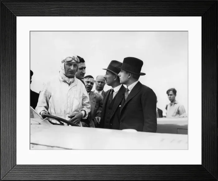 Framed Print : Kaye Don and Louis Coatalen at Daytona Beach 1930 for Silver Bullet land speed record attempt Framed Print : Kaye Don and Louis Coatalen at Daytona Beach 1930 for Silver Bullet land speed record attempt