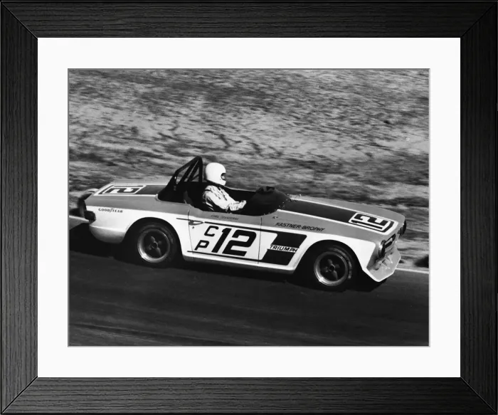 Framed Print : 1973 Triumph TR6, United States C Production SCCA Championship. Creator: Unknown Framed Print : 1973 Triumph TR6, United States C Production SCCA Championship. Creator: Unknown