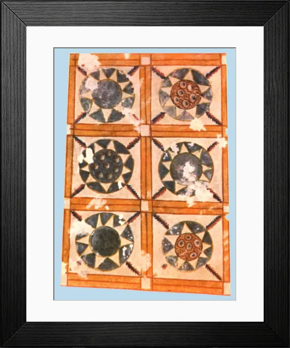 Framed Print : Painted ceiling decoration in the Stasovsky Crypt, Cimmerian Bosporus, Kerch, (1928) Framed Print : Painted ceiling decoration in the Stasovsky Crypt, Cimmerian Bosporus, Kerch, (1928)