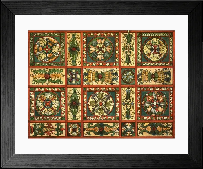 Framed Print : Decoration in St Valentines Church, Chechlau, (1928). Creator: Unknown Framed Print : Decoration in St Valentines Church, Chechlau, (1928). Creator: Unknown
