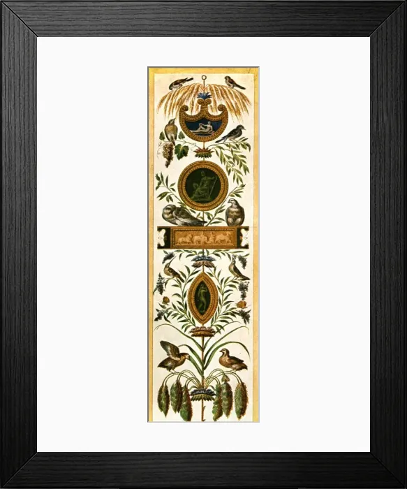 Framed Print : Grotesque paintings from the Vatican loggias, Rome, Italy, (1928). Creator: Unknown Framed Print : Grotesque paintings from the Vatican loggias, Rome, Italy, (1928). Creator: Unknown