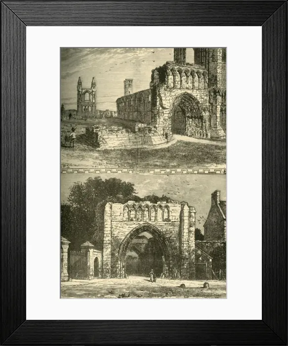 Framed Print : Ruins of the Cathedral. The Pends, 1898. Creator: Unknown Framed Print : Ruins of the Cathedral. The Pends, 1898. Creator: Unknown