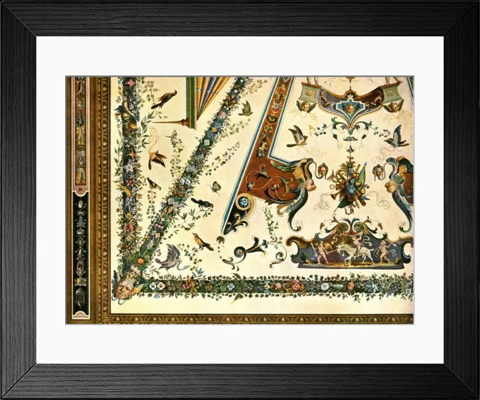 Framed Print : Decoration in the Uffizi Gallery, Florence, Italy, (1928). Creator: Unknown Framed Print : Decoration in the Uffizi Gallery, Florence, Italy, (1928). Creator: Unknown
