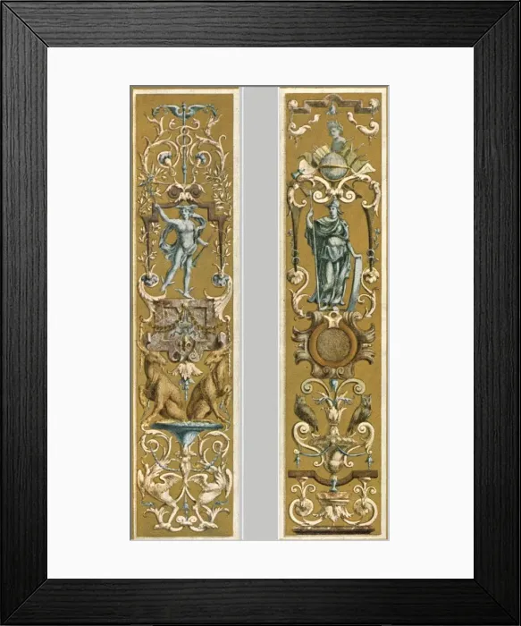 Framed Print : Decorative painting in the Louvre, Paris, France, (1928). Creator: Unknown Framed Print : Decorative painting in the Louvre, Paris, France, (1928). Creator: Unknown