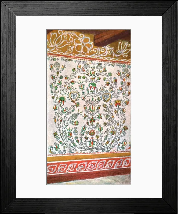 Framed Print : Wall decoration, Moravia, Czechoslovakia, (1928). Creator: Unknown Framed Print : Wall decoration, Moravia, Czechoslovakia, (1928). Creator: Unknown